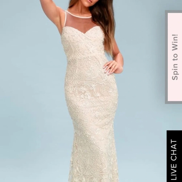 Lulu’s Ivory Dress - Picture 6 of 7